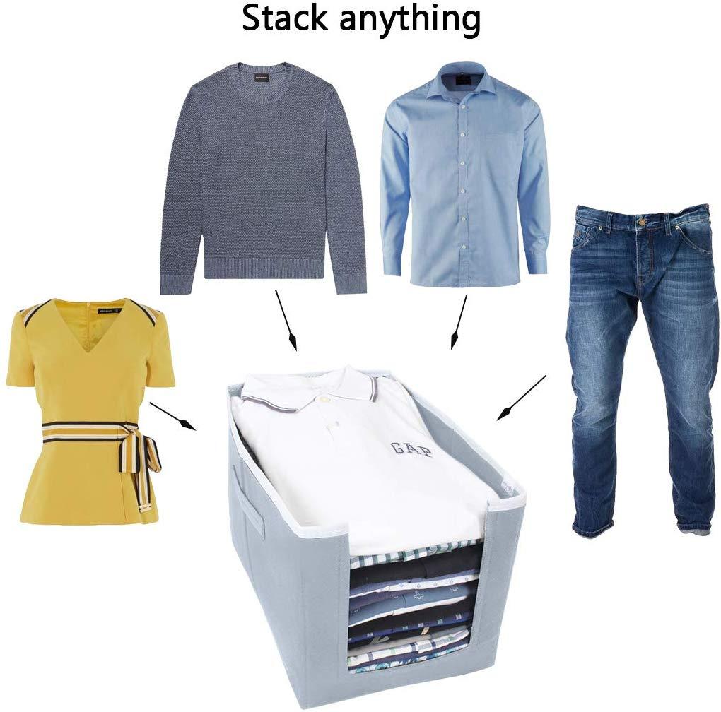 Cloth Organizer - Non Woven Foldable Cloth Organizer (Pack of 2)